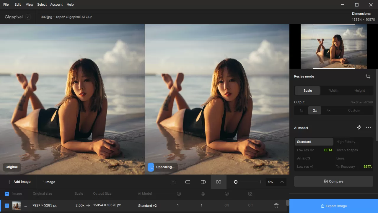 Ai图像放大Topaz Gigapixel v1.1.1高级版